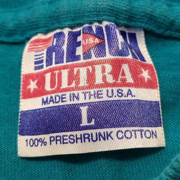 Vintage 90s Miami Dolphins Established 1965 Florida NFL Football T Shirt L Large - Picture 3 of 7